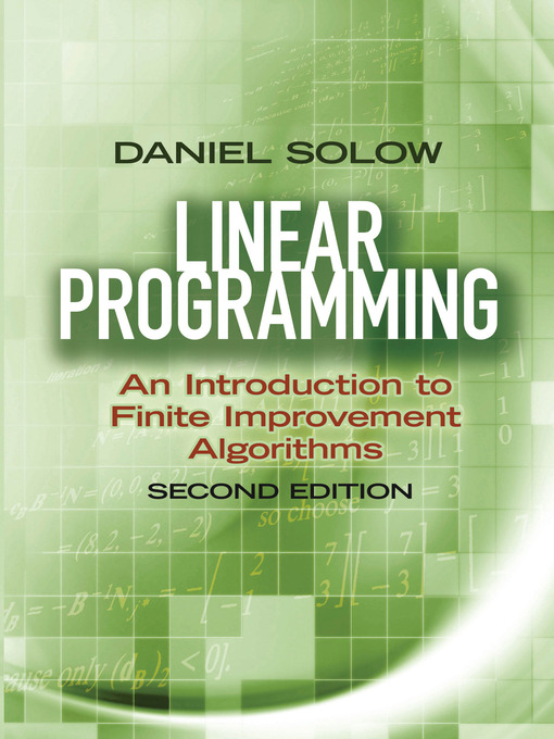 Cover image for Linear Programming